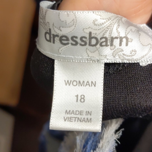 Jean and chiffon dress - Picture 4 of 4